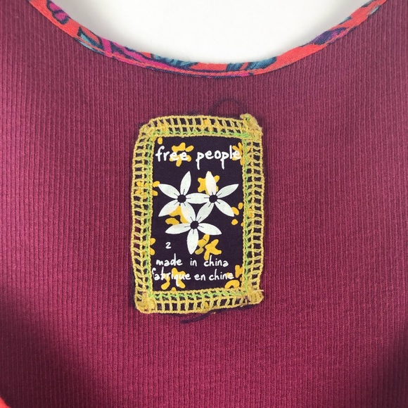 Free People || floral tank Top - Picture 5 of 7